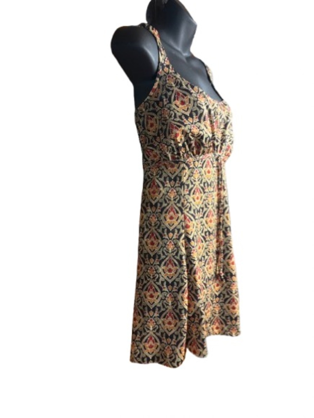 It Figures! tankini swim top dress multi-color geometric ikat bohemian 20w - Picture 3 of 11